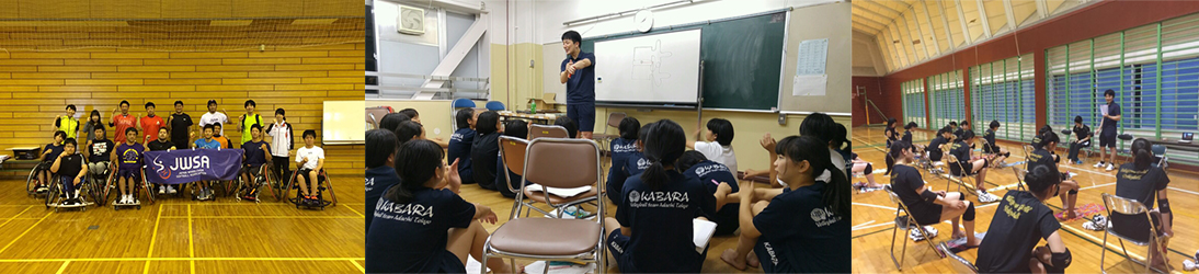⑥色々なチームのスポーツ障害教室に
講師として講演しています。