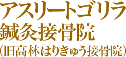 アスリートゴリラ鍼灸接骨院（旧高林はりきゅう接骨院）